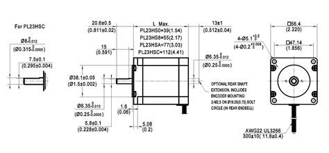Pl23hs8l4360 E Nema 23 Powerplus Hybrid Stepper Motors Moons