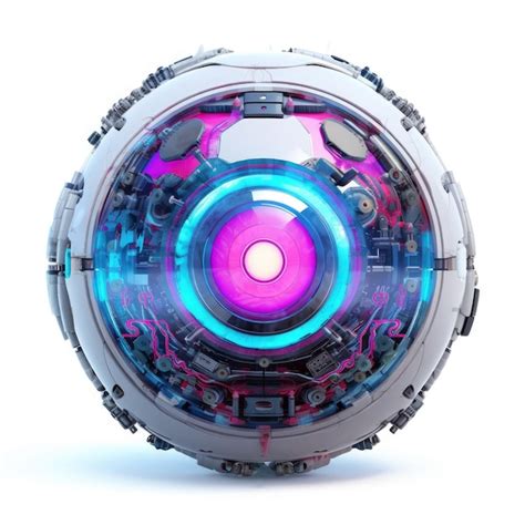 Premium AI Image | Synthetic Spheres Embracing Cyberpunk Aesthetics ...