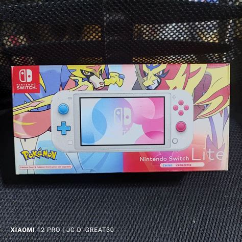 Nintendo Switch Lite Zacian And Zamazenta Edition Complete Brandnew