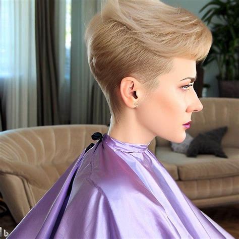 Pin By Chris Bros On Coiffure Courte Blonde Pixie Hair Short Pixie Haircuts Wedge Hairstyles