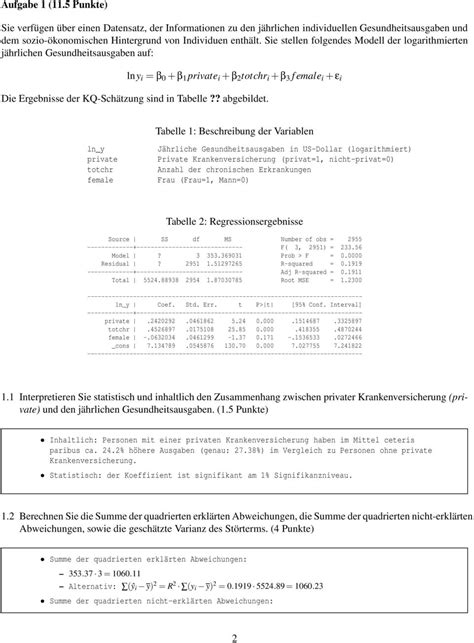 Lehrstuhl F R Statistik Und Empirische Wirtschaftsforschung Prof