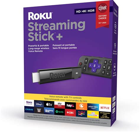 Roku Streaming Stick+ | HD/4K/HDR Streaming Device with Long-range ...