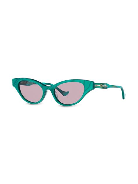 Gucci Eyewear Cat Eye Frame Sunglasses Farfetch