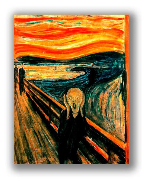 Poster O Grito Edvard Munch 70x54 Art Vintage C102 | Mercado Livre