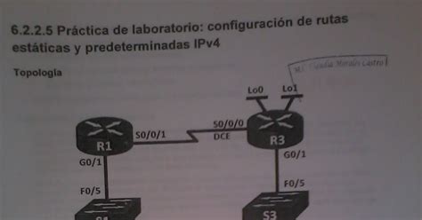 Cisco Ii Pr Cfisica Configuraci N De Rutas Est Ticas Y