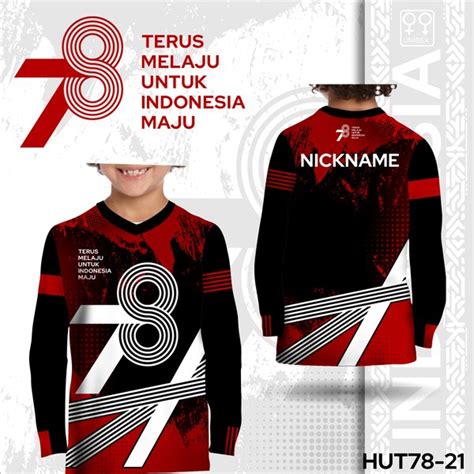 Jual Baju Hut Kemerdekaan Ri Ke 78 Tahun 2023 Kaos Dirgahayu Indonesia