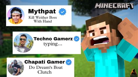 Big Youtuber S Gave Me Dare In Minecraft Technogamerzofficial