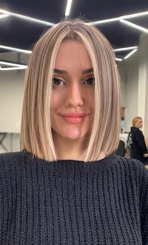 70 Trendy Hair Colour Ideas Hairstyles Blonde Lob With Light