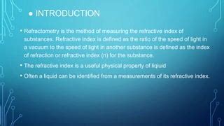 Refractometer | PPT