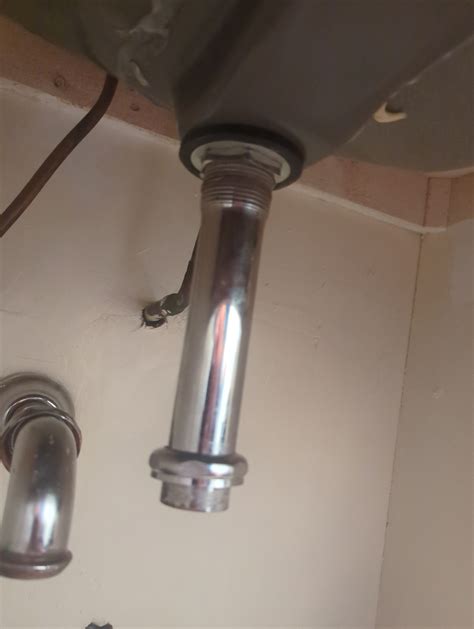 bathroom - P trap leaking at connection to wall pipe - Home Improvement
