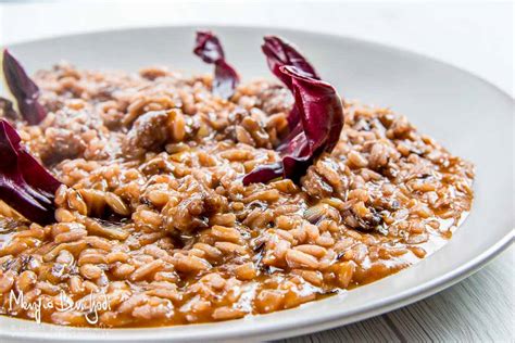 Risotto Con Radicchio E Salsiccia Alle 50 Sfumature Di Rosso Mangia