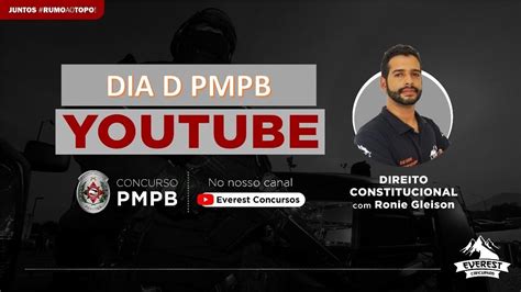 AULÃO DIA D PMPB EVEREST CONCURSOS YouTube