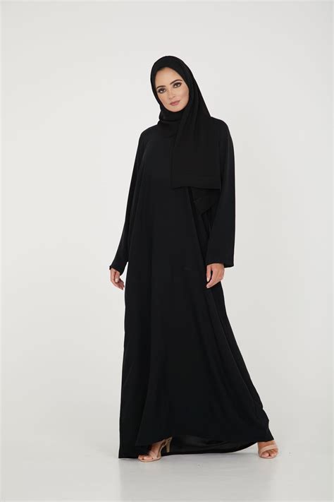 Plain Black Abaya Black Abaya Abayas Fashion Abaya Fashion