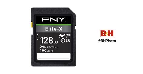 Pny Gb Elite X Uhs I Sdxc Memory Card P Sd U Ex Ge B H