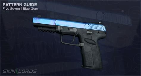 Five Seven Case Hardened All Blue Gem Seeds In Csgo