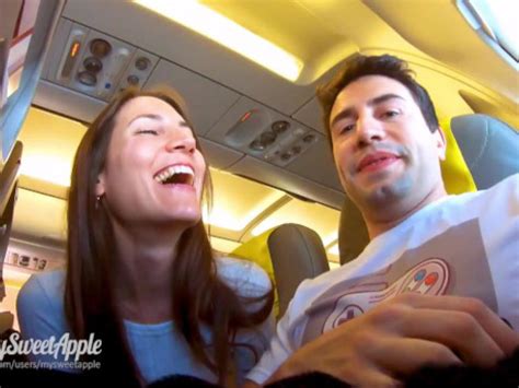 Risky Public Blowjob In An Airplane Amateur Mysweetapple