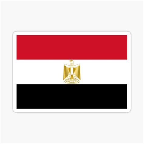 "Flag of Egypt Egyptian Flag Eagle" Sticker for Sale by ArgosDesigns ...