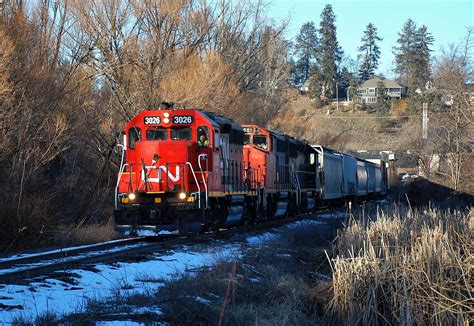 Railpictures Ca Richard Hart Photo The Pick Up Freight From Kamloops