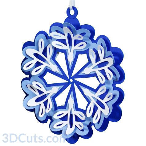 Folk Art Ornaments - 3 Styles — 3DCuts.com