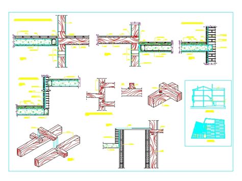 Detalles Madera En Autocad Descargar Cad Kb Bibliocad