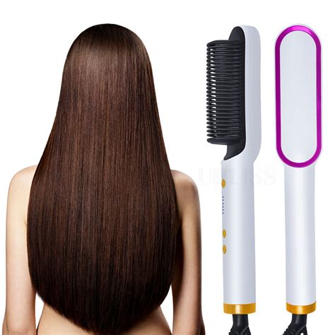 Multifunctional Hair Comb Brush Beard Straightener Hair Straighten Electric Beard Straightening