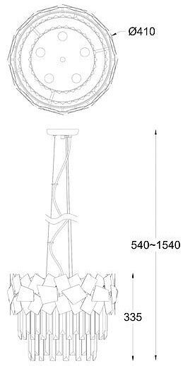 Lampa wisząca Zuma Line Quasar P0506 05A F4E3 Sklep Dom