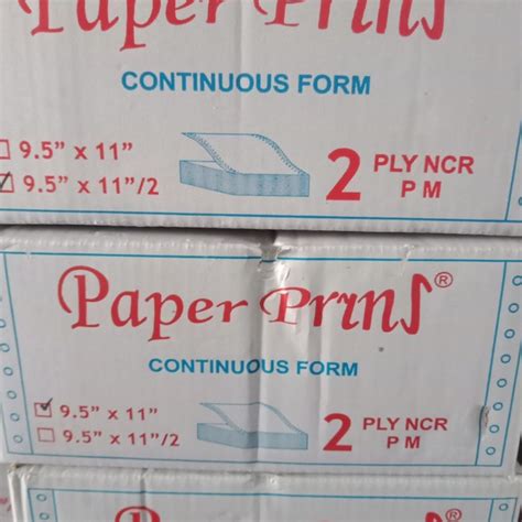 Jual Kertas Continuous Form Ply Standar Atau Ply Bagi Di Seller