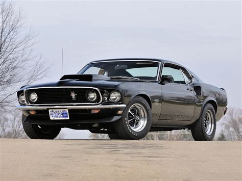 1969, Muscle car, Boss, Black, Mustang, Ford, 429 wallpaper - Coolwallpapers.me!