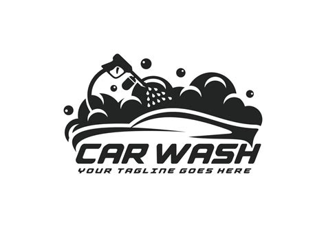 Car Wash Logo Design Vector Illustration 13267721 Vector Art At Vecteezy