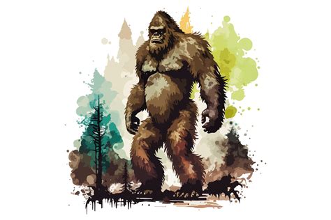 Bigfoot Illustration