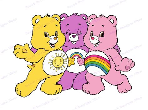 Care Bears Svg Svg Dxf Cricut Silhouette Cut File Etsy