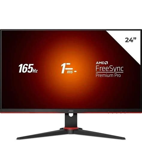 Monitor 24 Gamer AOC 24G2SE Full HD AMD FreeSync Premium Pro 165Hz 1ms