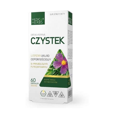 Medica Herbs Czystek 60 kapsułek opinie cena mybionic pl