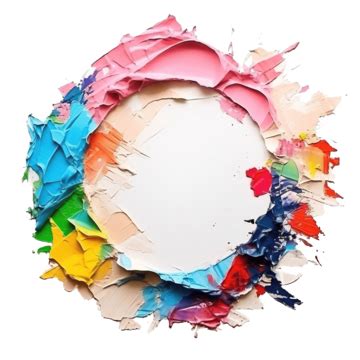 Creative Ripped Paper Circle Ripped Paper Circle Png Transparent