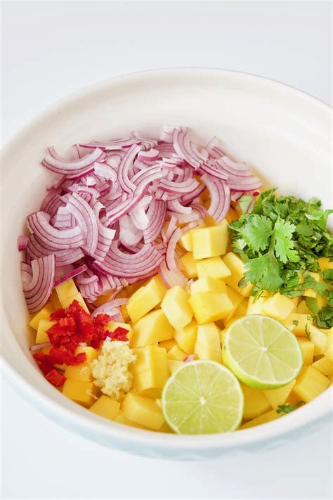 Ceviche De Manga Flamboesa