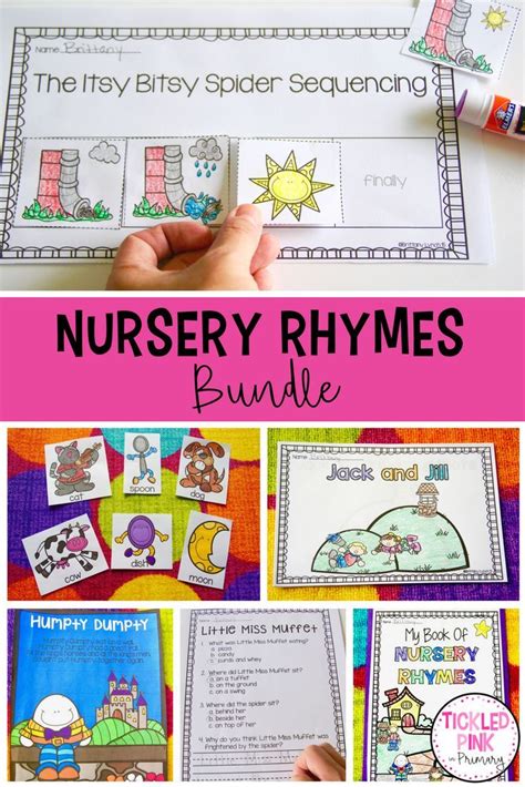 Nursery Rhymes Worksheets For Preschoolers