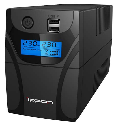 ИБП Ippon Back Power Pro II 600, 600ВA [1030300] – купить в Ситилинк ...
