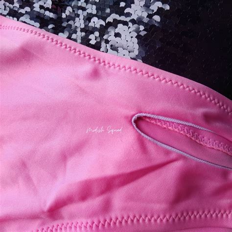 Bnew 2pc Bikini Set Pink Bikini Fringe Hide Belly Swimsuit Pink Skimpy Bikini Barbie Bikini