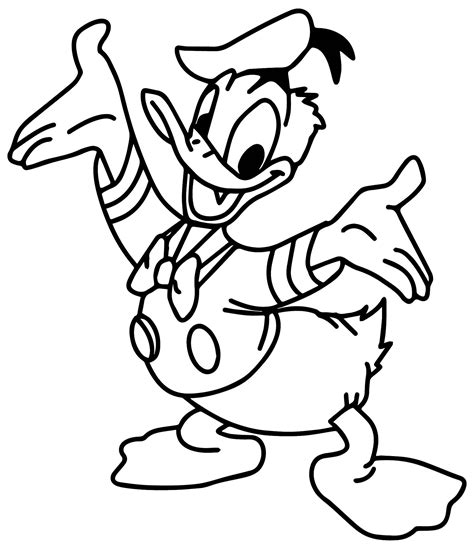 Desenhos De Pato Donald - Desenhos Para Colorir De Natal Do Pato Donald
