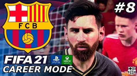 Ucl Round Of Vs Man United Fifa Barcelona Career Mode