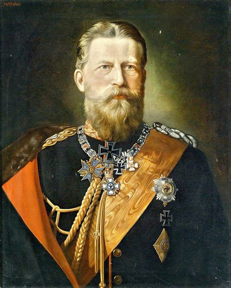 Kaiser Friedrich III Porträt WAIGAND Sammlerwelt