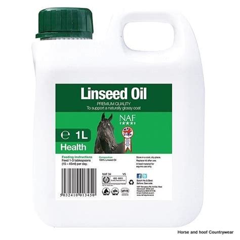 NAF Linseed Oil - horse and hoof