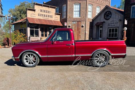 Lot 1598 1967 Chevrolet C10 Custom Pickup Barrett Jackson