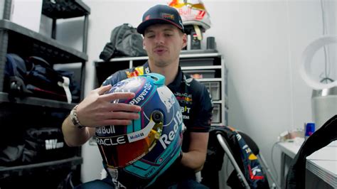 Max Verstappen Reveals His Special Miami Gp Helmet Youtube