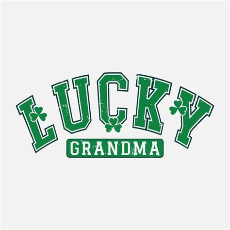 Premium Vector Lucky Grandma St Patricks Day Tshirt Design St Patrick