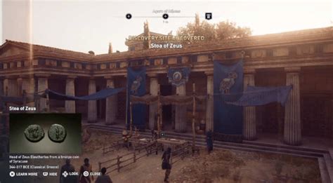 The Stoa of Zeus Eleutherios in the Discovery Tour of Assassin's Creed... | Download Scientific ...