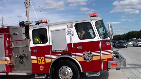 Orange County Fire Rescue Engine And Rescue Responding Youtube