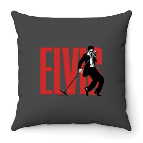 Elvis Presley Throw Pillows Sold By Ruementana Sku