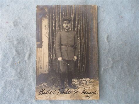 Wwi Imperial German Army Photo Post Card Studio India Ubuy