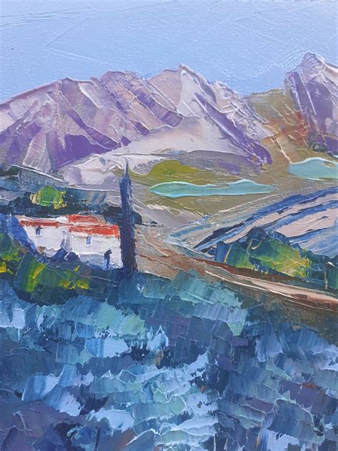 Oliveraie Dans Les Alpilles Peinture De Provence By V Ronique Degabriel